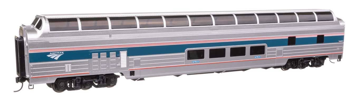 Walthers 920-13604 HO Amtrak Ph. VI 85' Budd Great Dome with Decal Ready to Run