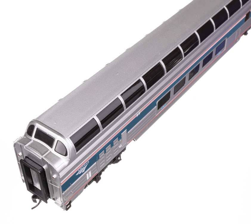 Walthers 920-13604 HO Amtrak Ph. VI 85' Budd Great Dome with Decal Ready to Run