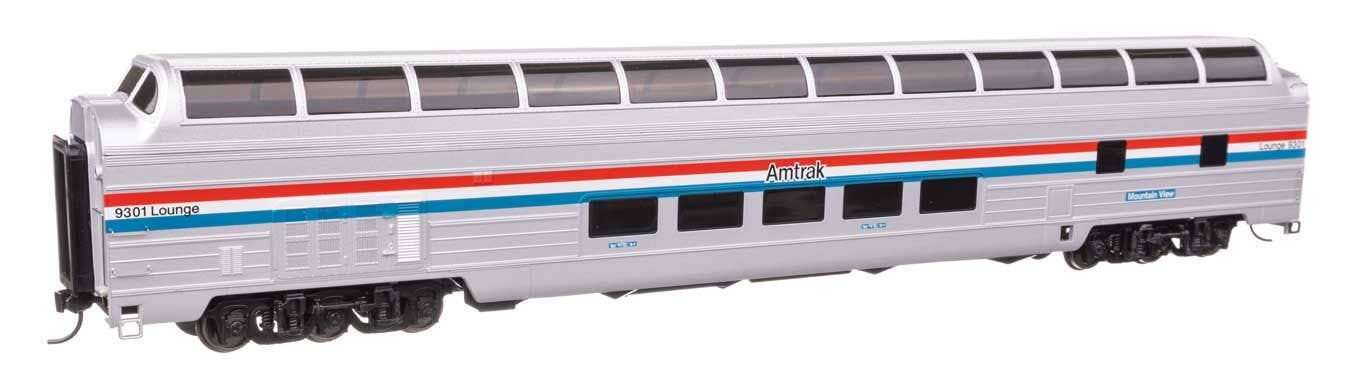 Walthers 920-14601 HO Amtrak Ph. III 85' Budd Great Dome Lighted RTR #9301