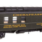 Walthers 920-17412 HO C&O 70' Heavyweight RPO-Baggage Car w/ Clerestory Roof #81