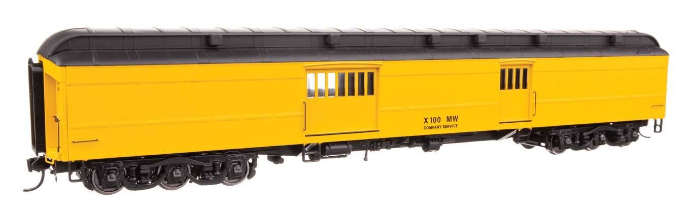 Walthers 920-17508 HO MOW 70' Heavyweight Baggage Car with Clerestory Roof #X100