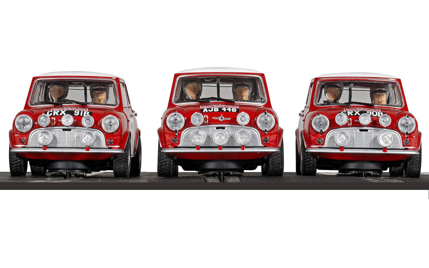Scalextric C4488A 1:32 1965 Monte Carlo Rally Mini Triple Car Pack