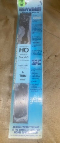 T & J Rail Services PB-001 HO/N Scale Heavyweights Six Thin Sheets Weights