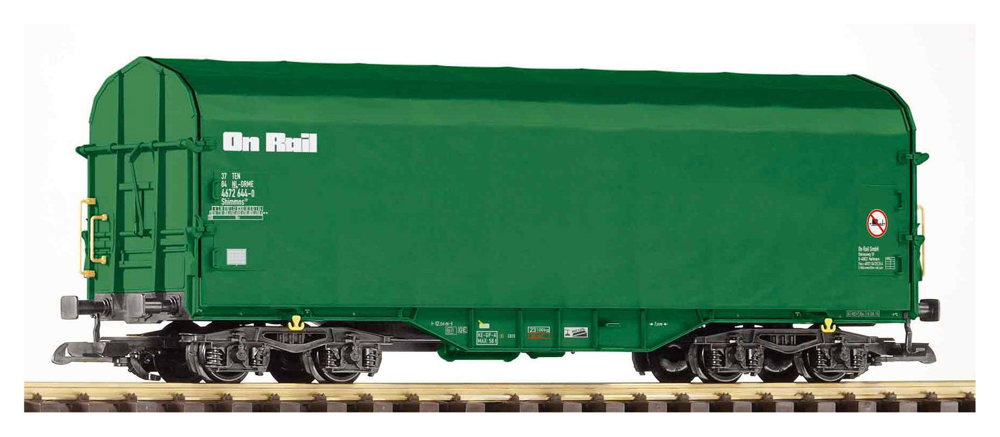 Piko 37017 G On Rail Era VI Tarpaulin Car