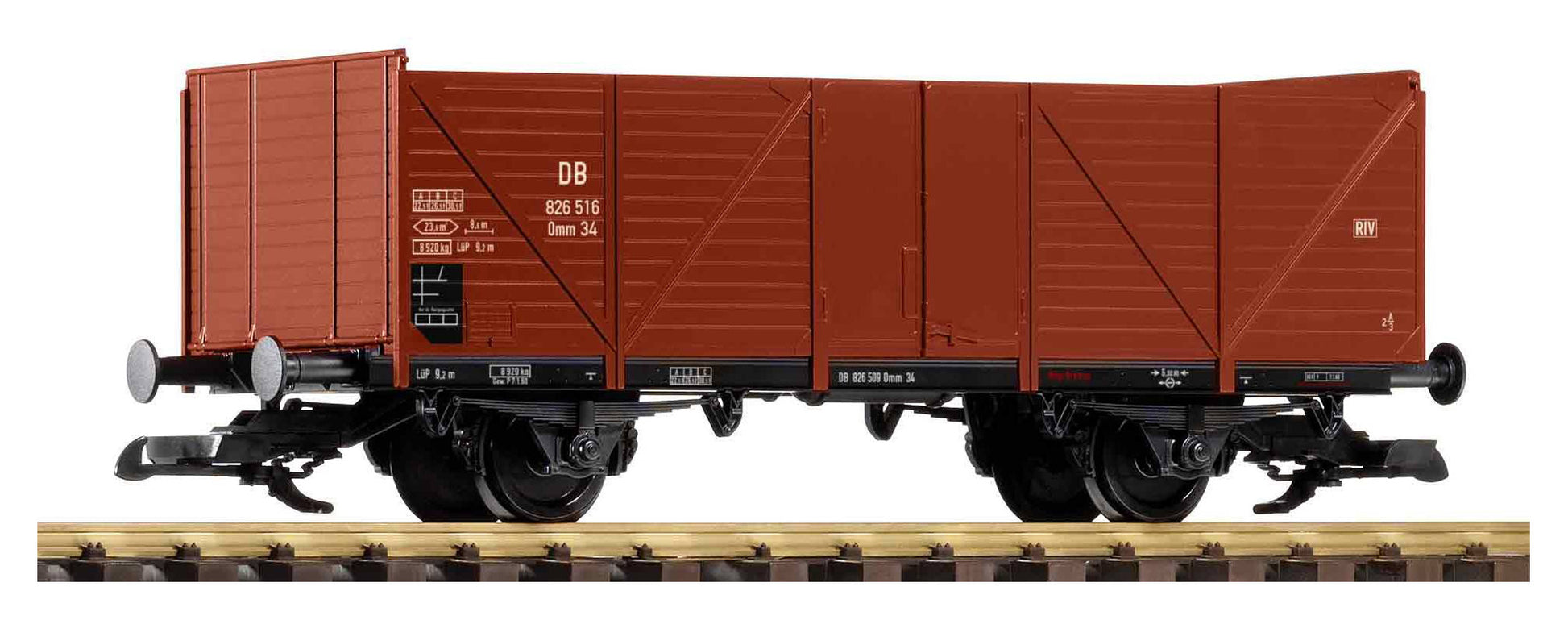 Piko 37973 G DB Era III Open Freight Car