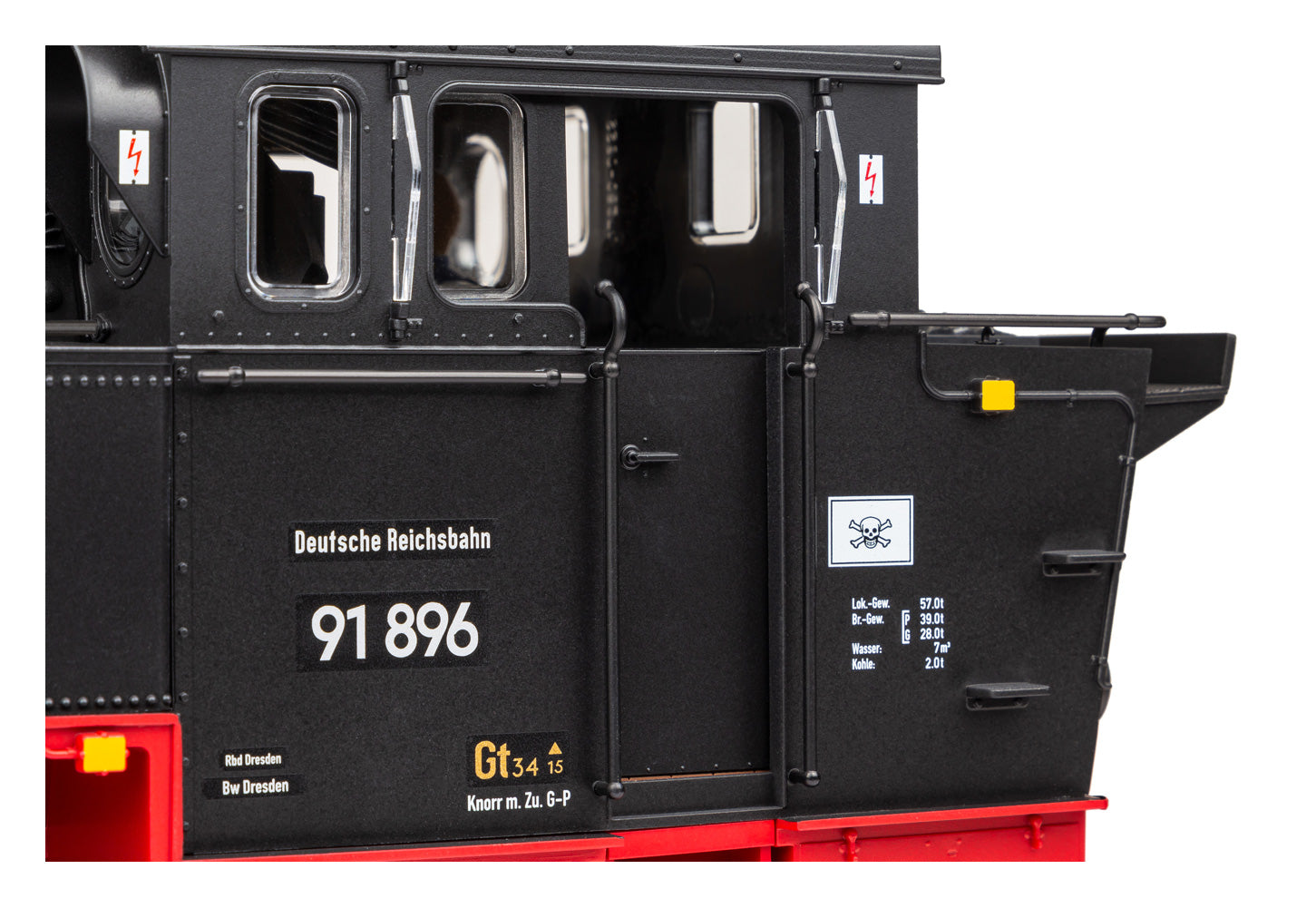 Piko 37261 G BR 91.3 of the DR Era III Steam Locomotive with Sound and Smoke