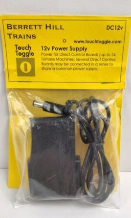 Touch Toggle BH-DC12v  Berrett Hill Trains 12v Power Supply