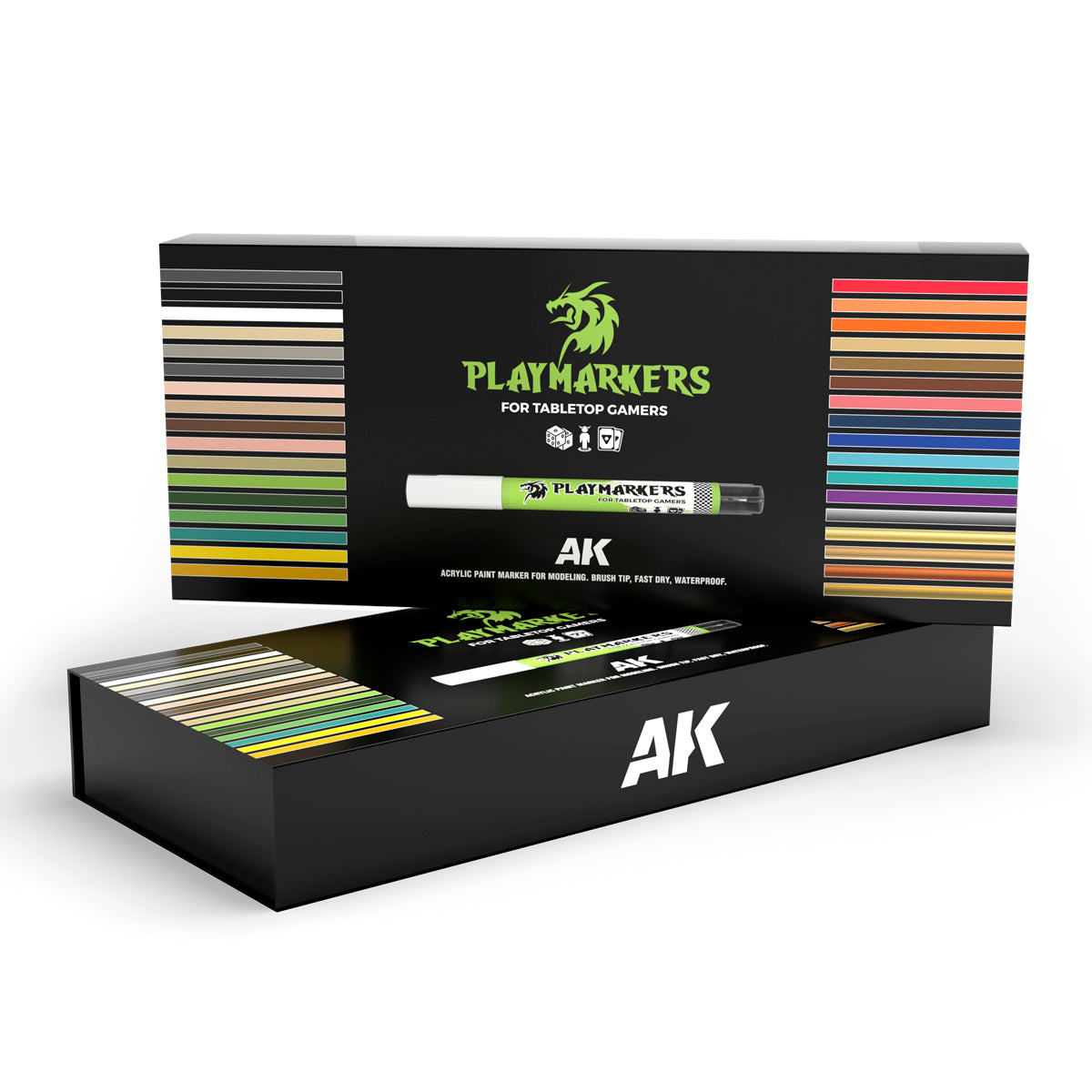 AK Interactive AKM150 Special Box Playmarkers (Set of 34)