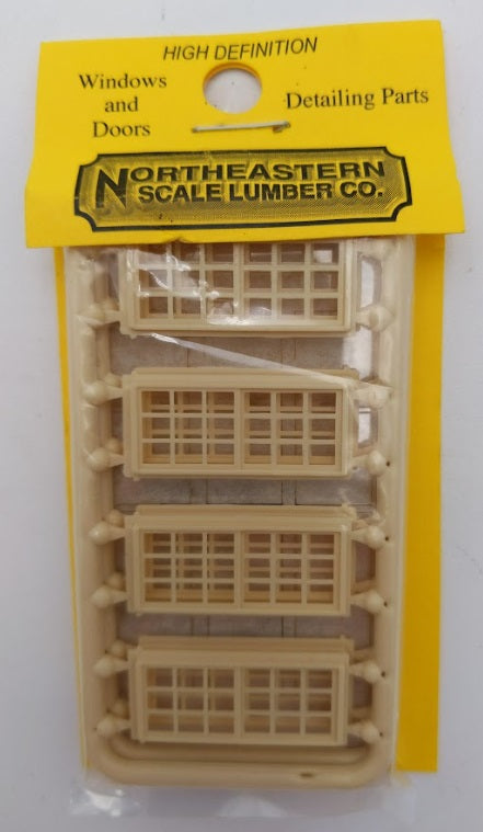 Northeastern Scale Lumber W103NEB Windows & Doors Detailing Parts (Pack of 12)