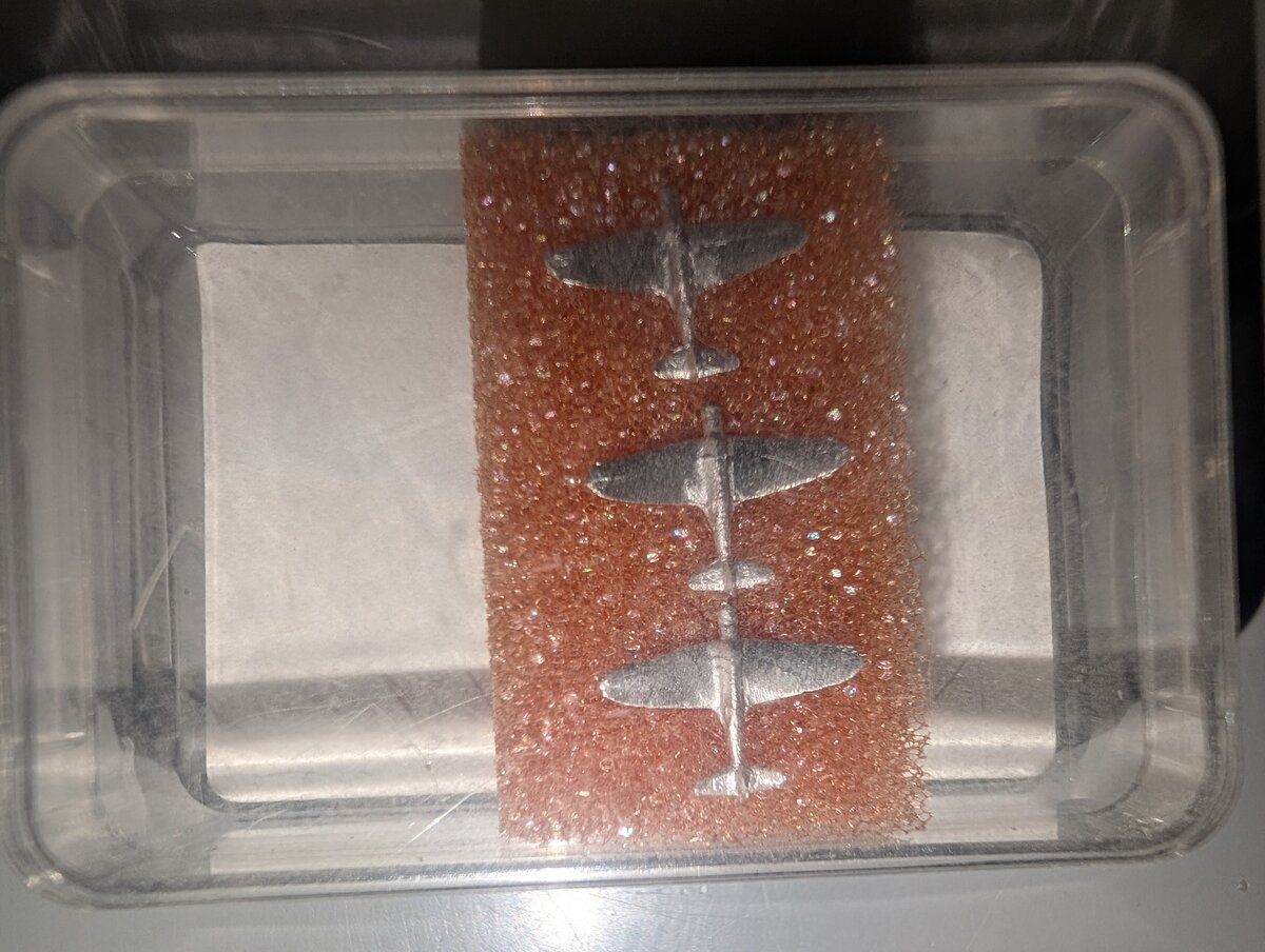 Acme NF5 N Scale Undecorated B5N2 Kate Military Aircraft, Japan (Set of 3)