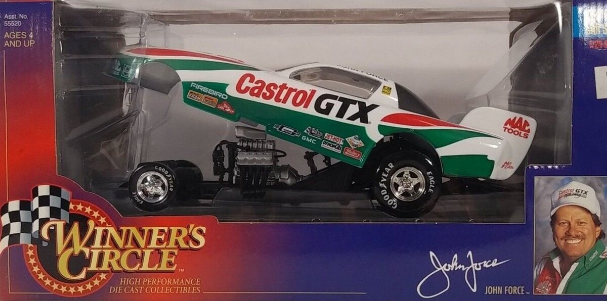Winners Circle 55520 1:24 Castrol GTX John Force 1997 Funny Car Series