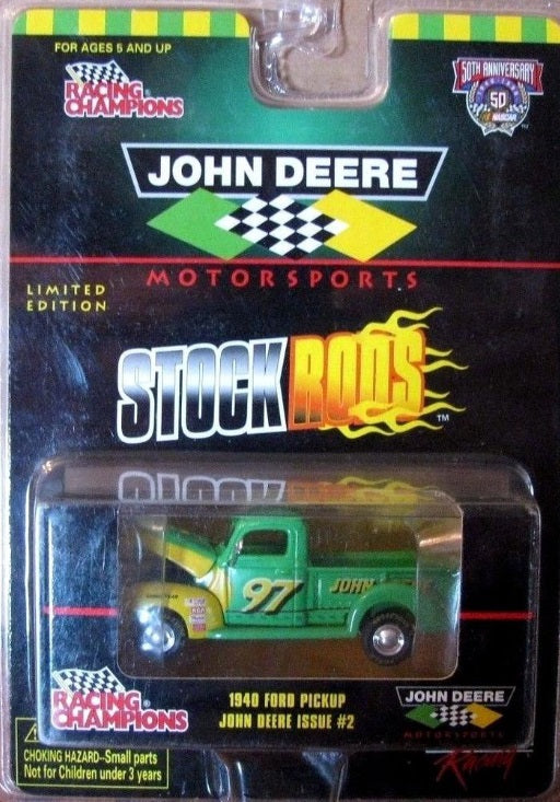 Racing Champions TBR670068532 1:64 Stock Rods John Deere 1940 Pickup Truck # 97