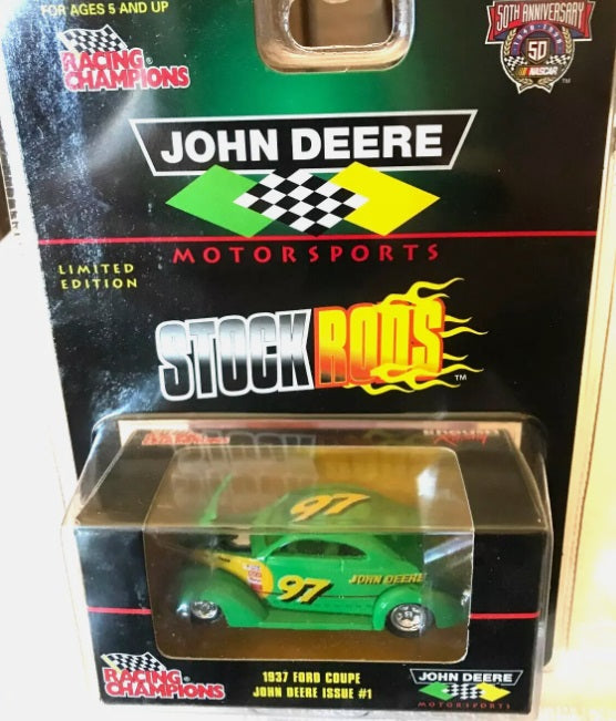Racing Champions TBR670068531 1:64 John Deere Stock Rods 37 Ford Coupe Issue #1