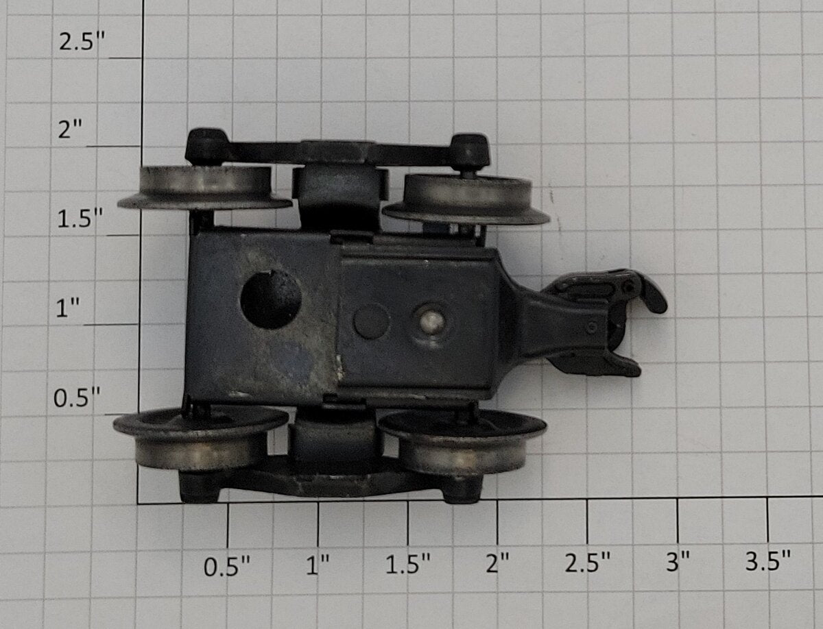 Lionel PT2X-5 Staple End Freight Car Operating Coupler Truck with Stud &Tab