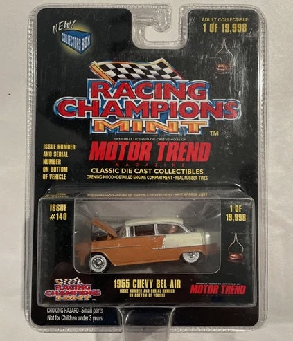 Racing Champions 08100-08141 1:64 Mint Brown/Tan 1955  Chevy Bel Air Motor Trend