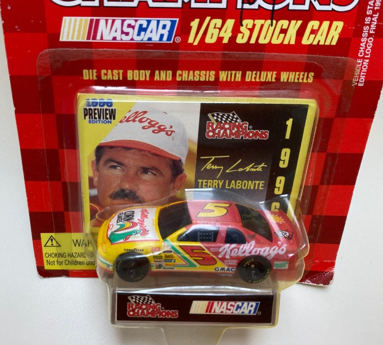 Racing Champions 01153 1:64 # 5 Kellogg's 1996 Terry Labonte Stock Car NASCAR
