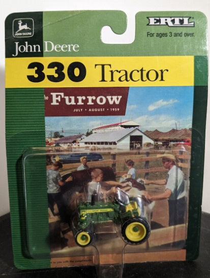 Ertl 15158-0080 1/64 Scale John Deere "330" Tractor The Furrow July-August 1959