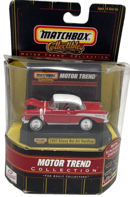 Matchbox 96097 1:64 Red/White Motor Trend Collection 1957 Chevy Bel Air Hardtop