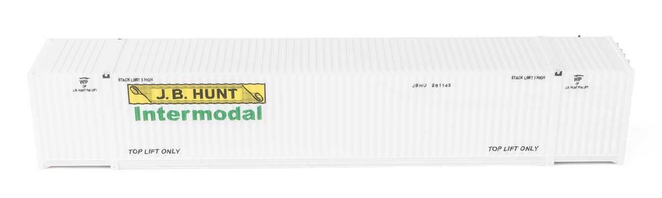 Walthers 949-18504 HO JB Hunt 53' Singamas Corrugated Side Container (Pack of 3)