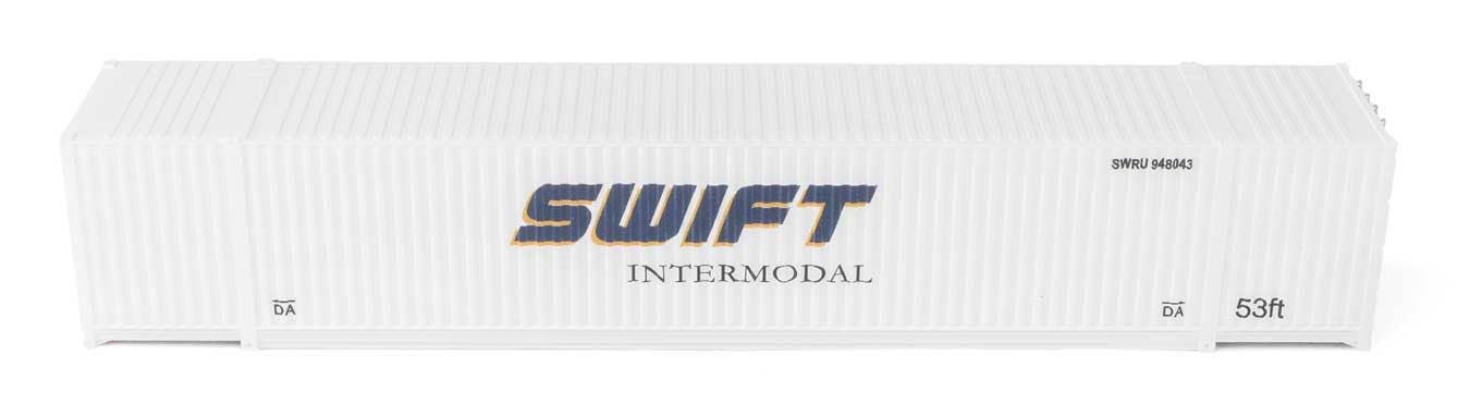 Walthers 949-18505 HO Swift 53' Singamas Corrugated Side Container (Pack of 3)