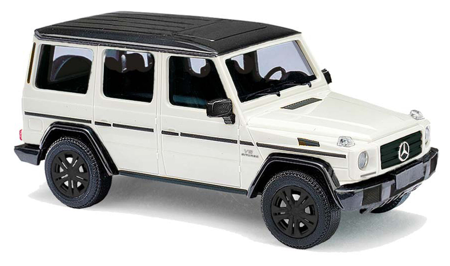 Busch 51476 HO 2008 Mercedes-Benz G-Klasse White SUV
