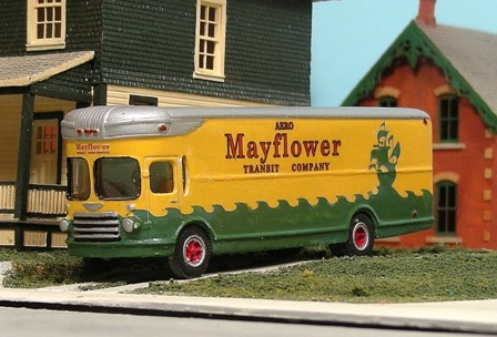 Sylvan Scale Models V-4103 HO Mayflower Fageol Super Freighter Truck Resin Kit