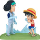 Bandai BPR28688 3.5" Banpresto One Piece Monkey.D.Luffy vs. Kuzan