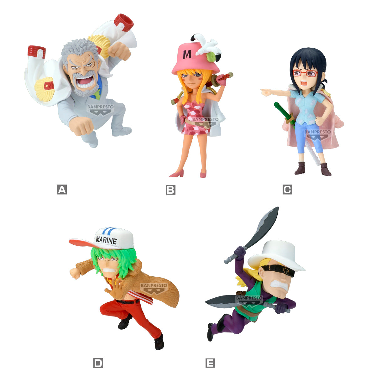 Bandai Bpr28700 2.8" One Piece - Hachinosu2 Figure Assortment (Set of 12)