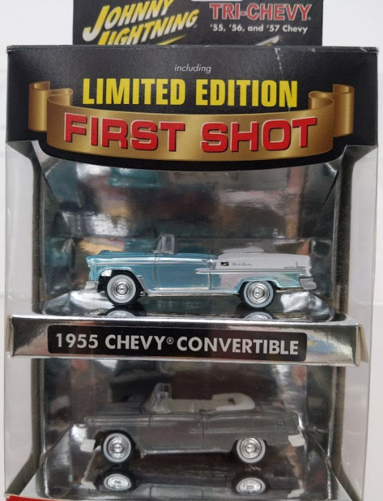 Playing Mantis 363-13 1:64 363-13Tri-Chevy '55/'56&57 Chevy Convertible