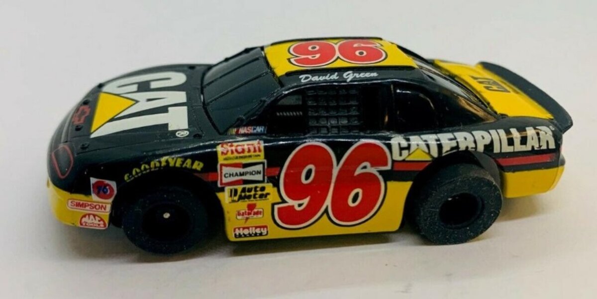 Matchbox 96 1:64 Caterpillar #96 Racing Nascar Chevrolet Monte Carlo David Green
