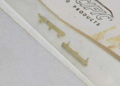 Utah Pacific Model RR Product AR-80 HO Scale Arm Rest Three Bracket