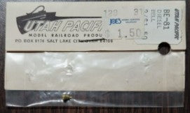 Utah Pacific Models RR Product BE-81 HO Diesel Bell (Set of 2)