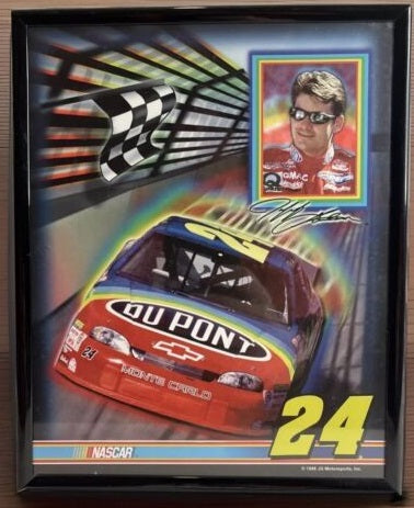 Acme 4200 Vintage New Nascar Jeff Gordon #24 Framed Collectible Picture