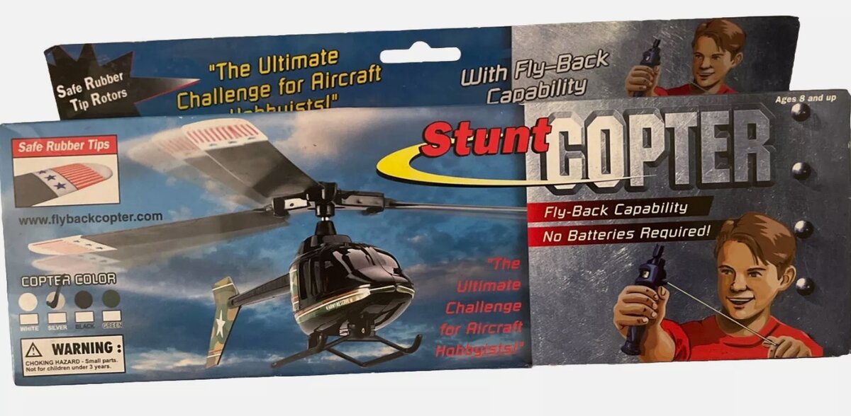 Acme Stunt Copter Toy Flies Fly Back Capability Ultimate Challenge