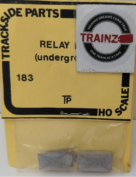 Trackside Parts 183 HO Scale Underground Relay Box (Pack of 2)