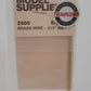 Detail Associates 2505 HO Scale Brass Wire 12" Long .015" Diameter (Pack of 4)