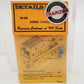 Details West NB-136 HO Scale Number Boards (Pack of 2)