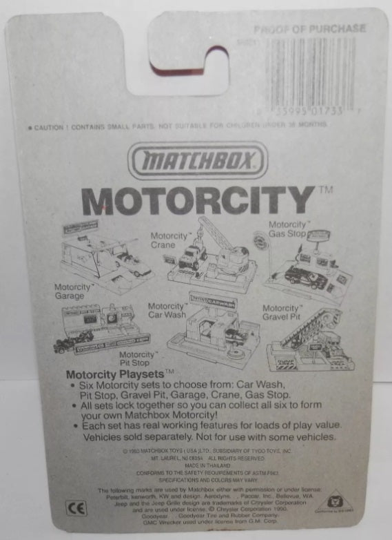 Matchbox 01733 1:64 Telephone Company Unit 4 Utility Truck Die Cast Moving Parts