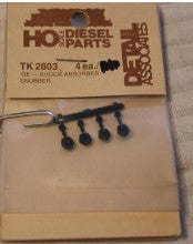 Detail Associates TK2803 HO Scale GE Shock Absorber Snubber