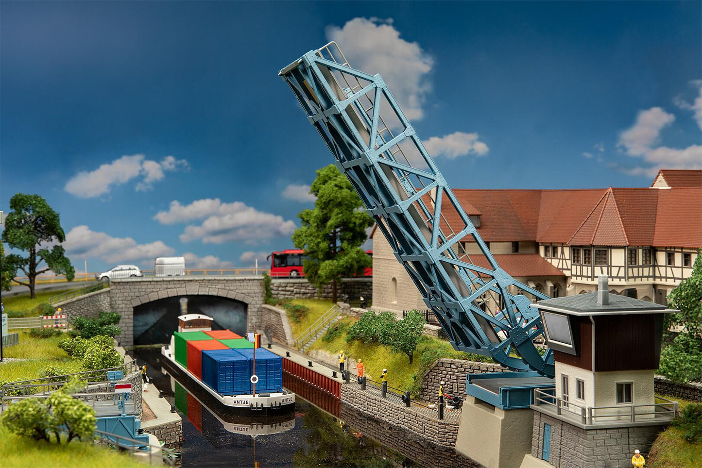 Faller 120506 HO Bascule Bridge with Drive Building Kit