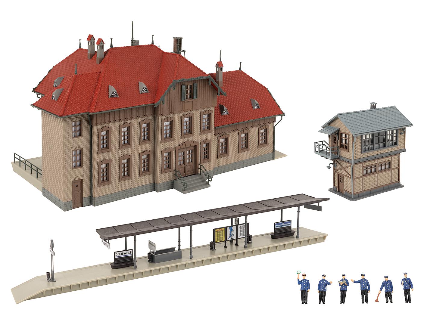 Faller 190035 HO Promotional Set Passendorf Railway Station Building Kit