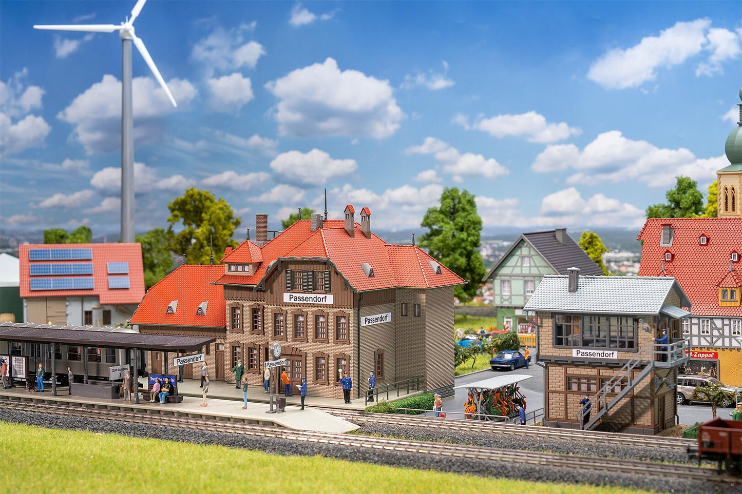 Faller 190035 HO Promotional Set Passendorf Railway Station Building Kit