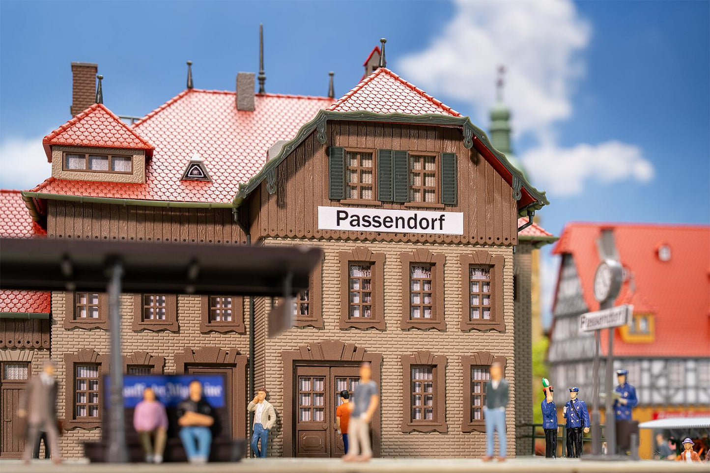 Faller 190035 HO Promotional Set Passendorf Railway Station Building Kit