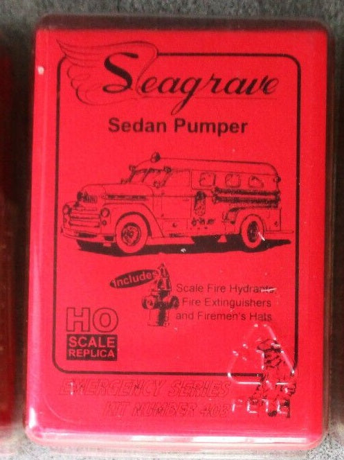 Seagrave 403 HO Scale Sedan Pumper Cast Resin Fire Pumper Kit