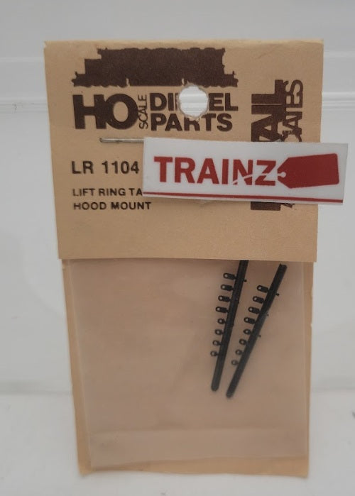 Detail Associates LR1104 HO Lift Rings Tabs Roof & Side Hood Mount (Pack of 16)
