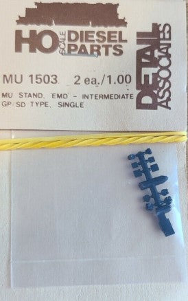 Detail Associates MU1503 HO MU Stand EMD Intermediate GP/SD Type Single