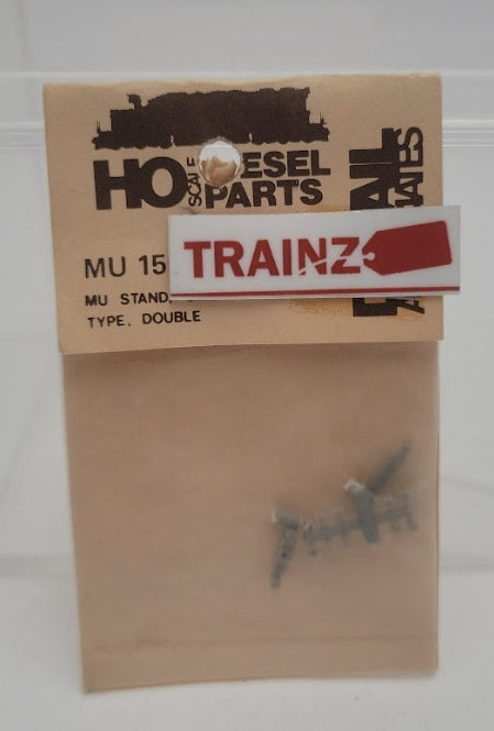 Detail Associates MU1506 HO Scale MU Stand EMD Late GP/SD Type Double(Pack of 2)