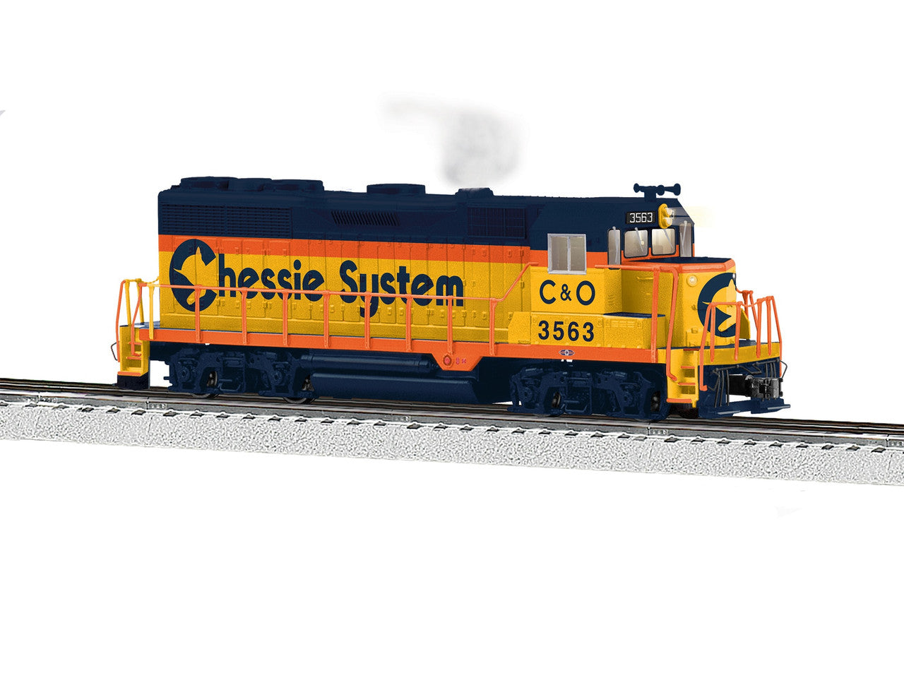 Lionel 2533772 O Chessie System LEGACY GP35 Diesel Locomotive #3563