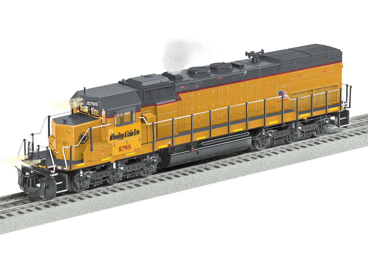 Lionel 2533862 O Wheeling & Lake Erie SD40T-2 Diesel Locomotive #8795