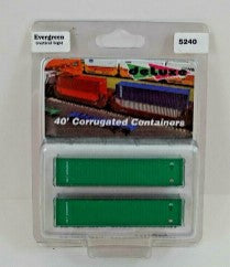 Deluxe Innovations 5240 N Scale Evergreen 40' Corrugated Containers